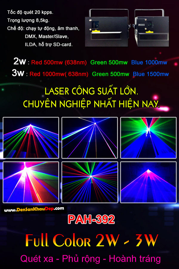 Đèn laser công suất cao 2000mw - 3000mw