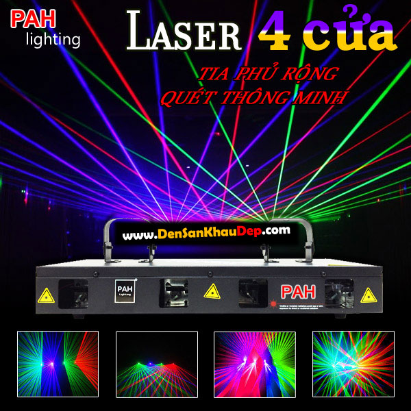 Laser 4 cửa 4 màu độc đáo