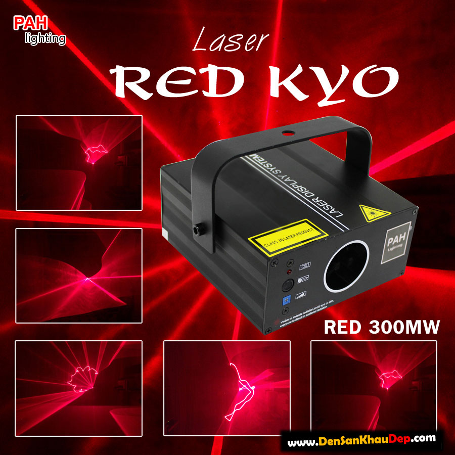 Đèn laser sân khấu Red Kyo