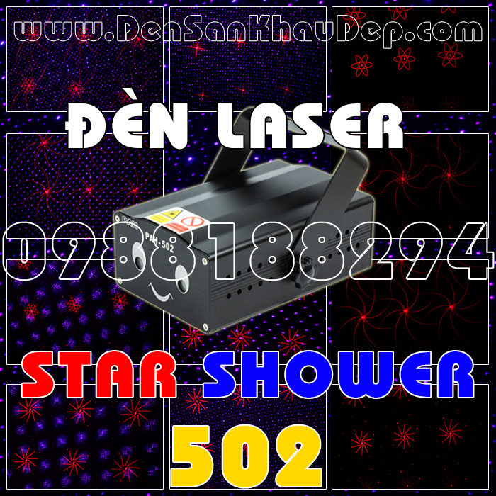 Đèn Laser Star Shower trang trí Karaoke