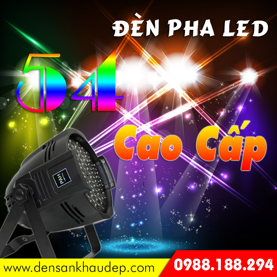 Cho thuê đèn Par LED cao cấp siêu sáng dùng cho sân khấu đám tiệc, party hội nghị