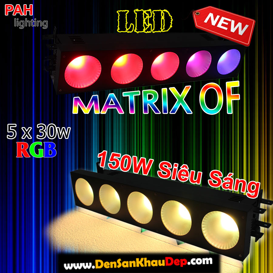 Đèn LED Matrix OF sử dụng cho Beer Club, là đèn LED kiểu vũ trường nhiều màu