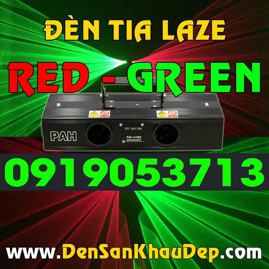 Đèn tia Laze 2 màu Red Green trang trí Karaoke