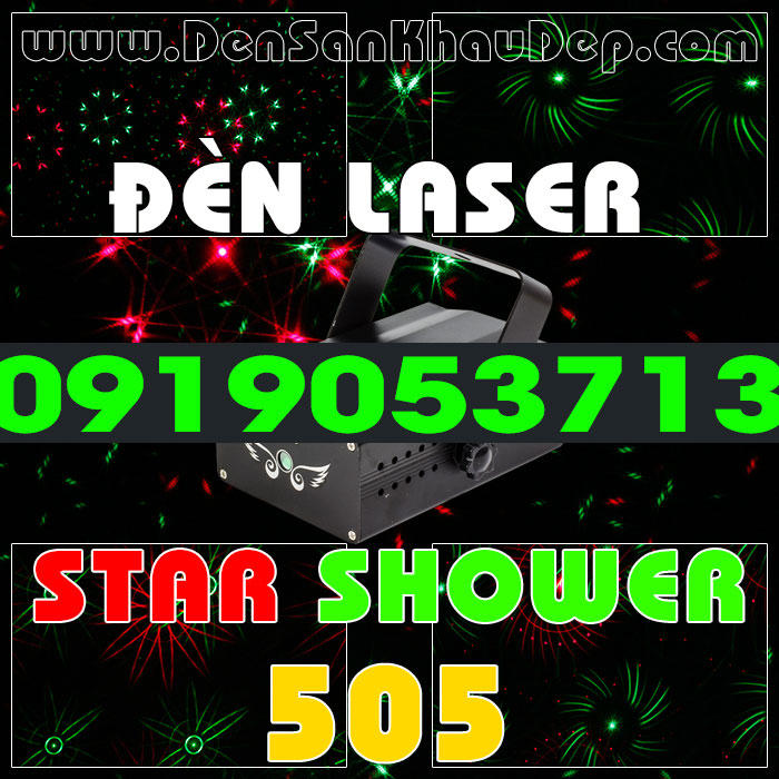 Đèn Laser Star Shower 505RG trang trí phòng hát Karaoke