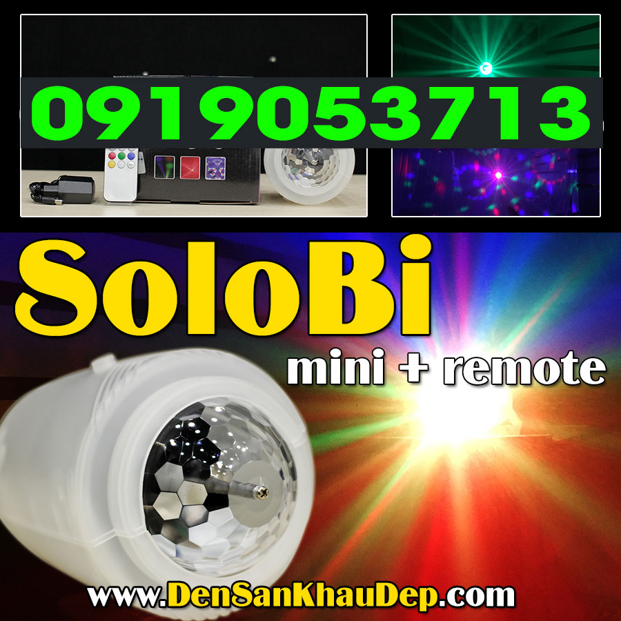 Đèn LED SoloBi mini trang trí cho phòng hát Karaoke gia đình