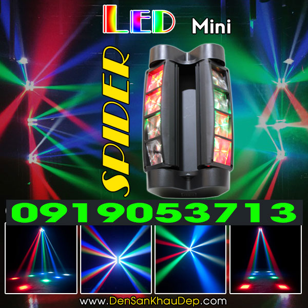 Đèn LED Spider Mini giá rẻ trang trí phòng hát Karaoke 20 mét vuông