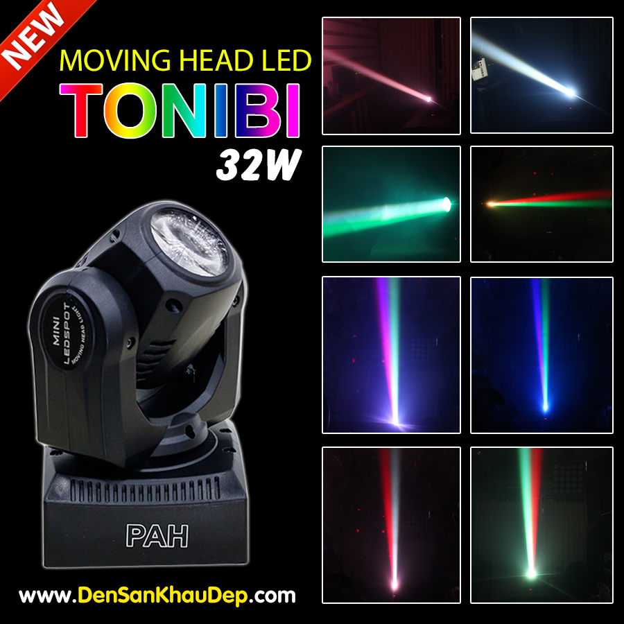 Đèn moving head beam LED 32w TONIBI