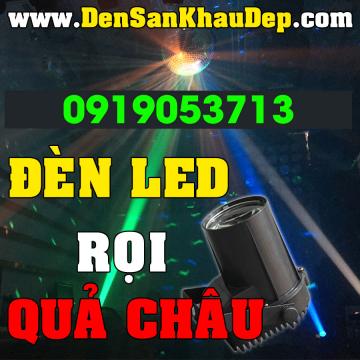 Đèn LED rọi trái châu, quả châu kiếng