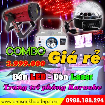 Combo 3 đèn trang trí phòng Karaoke giá rẻ