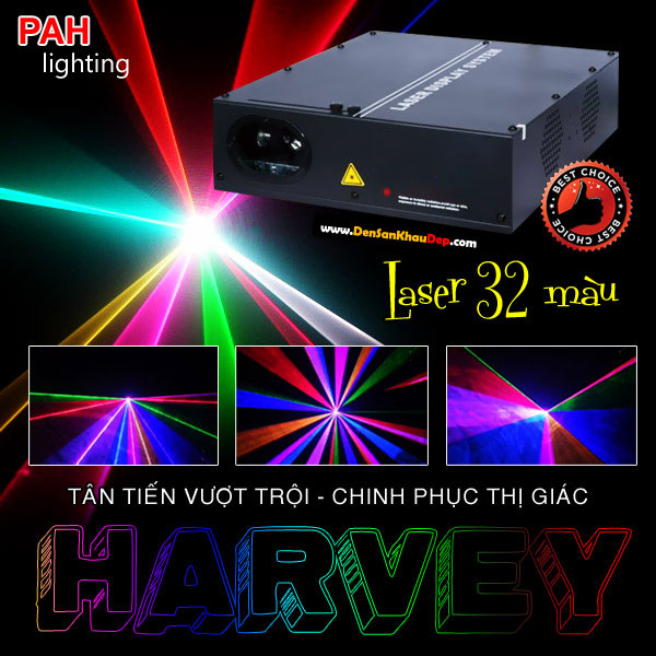 Laser 32 màu Harvey công suất 1w