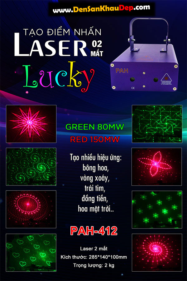 Máy chiếu laser Lucky 2 màu