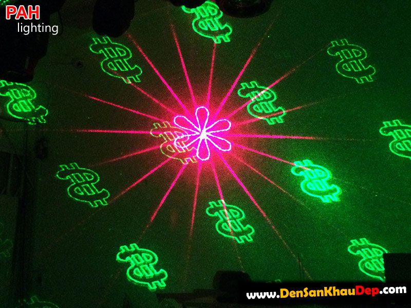 Máy chiếu laser Lucky 2 màu nhiều hiệu ứng