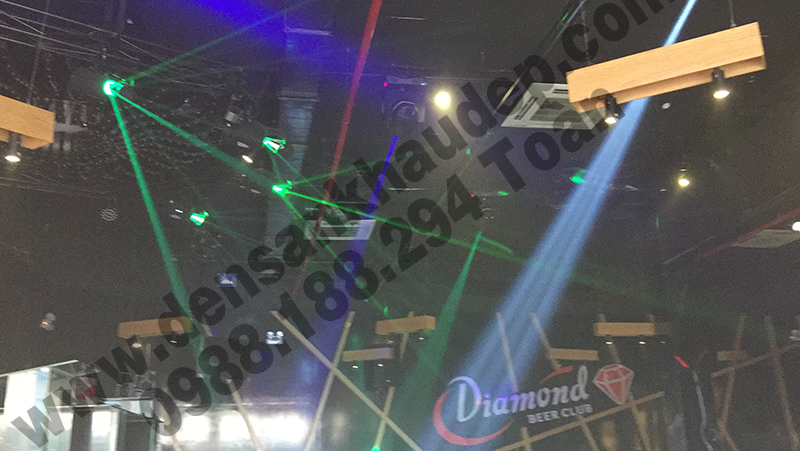 Thi công lắp đặt và setup hệ thống đèn beer club Diamond ở Vĩnh Long