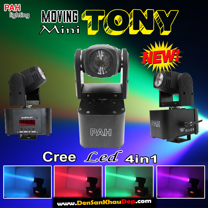 Đèn moving head mini Tony