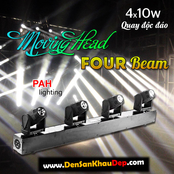 Moving led thanh beam quét tia sôi động