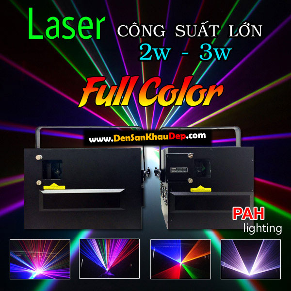 Đèn laser công suất lớn từ 2W và 3W
