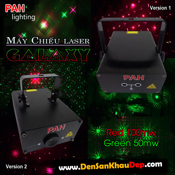 Máy chiếu Laser Galaxy 2 phiên bản 2 phong cách quét hình