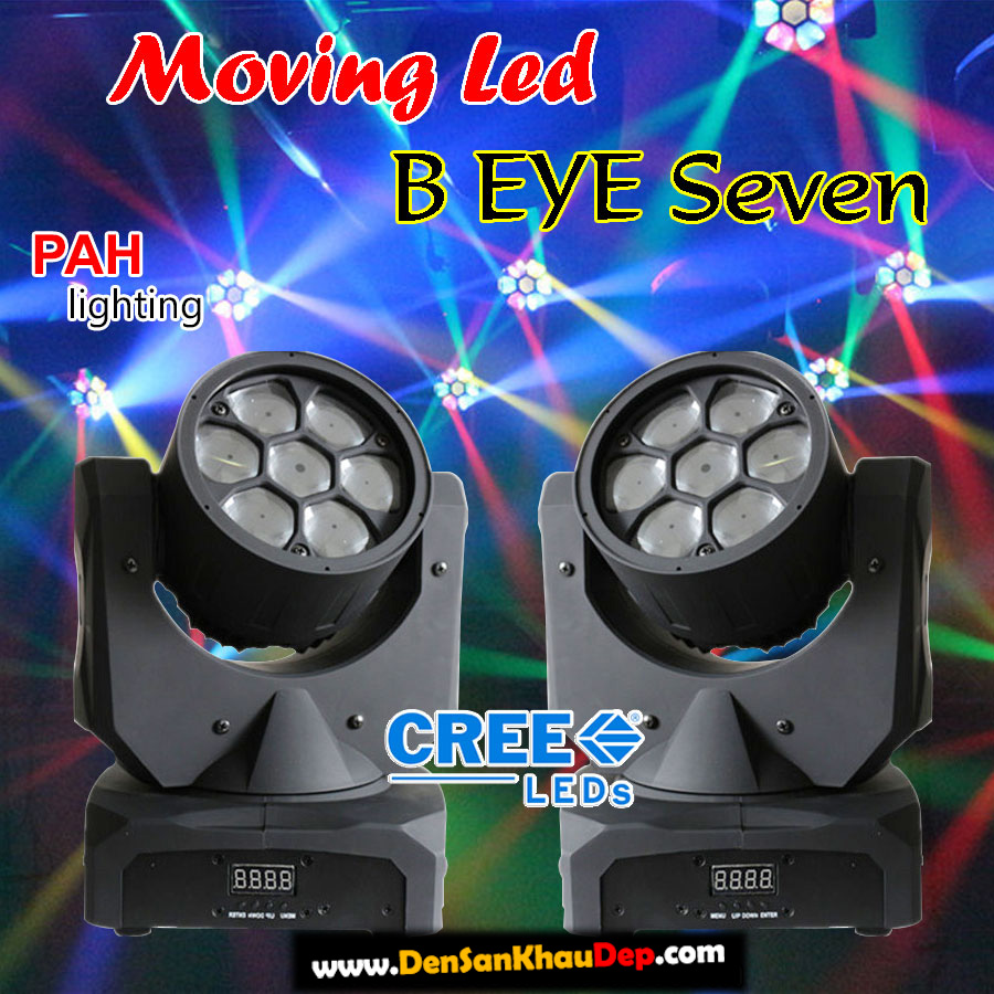 Đèn sân khấu moving head B-EYE 7 mắt siêu sáng