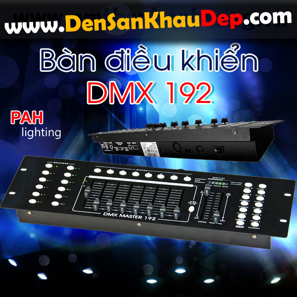 Bàn điều khiển tín hiệu DMX 192 dùng cho các loại đèn sân khấu