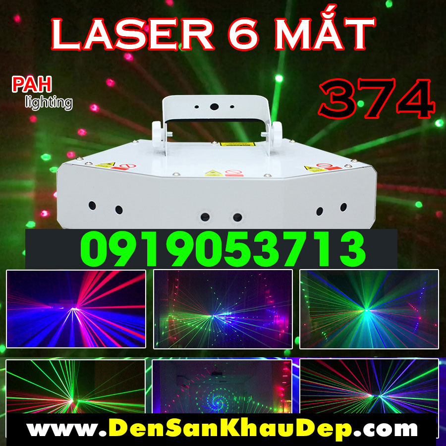 Đèn Laser Phòng Bay 6 Mắt