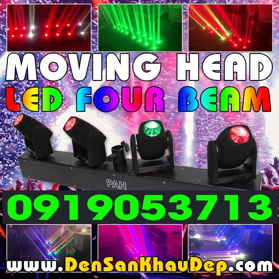 Đèn Moving Head LED Four Beam trang trí Karaoke VIP