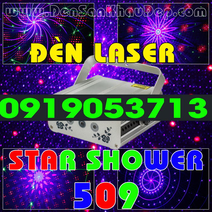 Đèn Laser Star Shower 509RGB trang trí phòng hát Karaoke