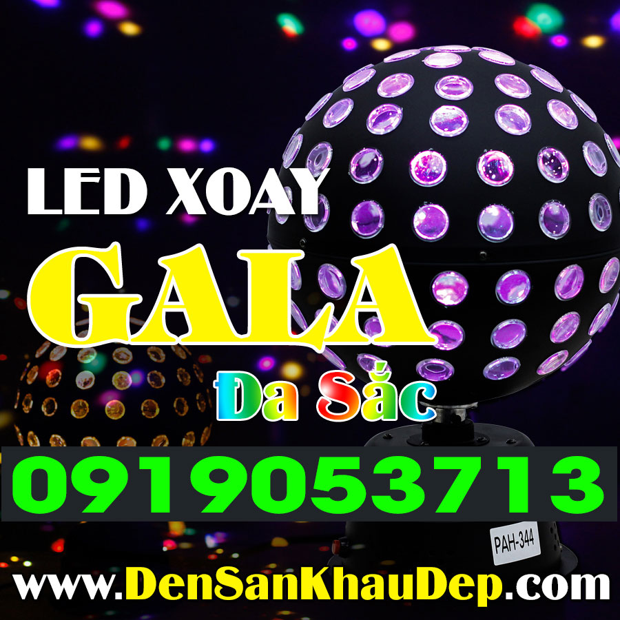LED Nhím Gala xoay đa sắc đánh phủ rộng phòng hát Karaoke