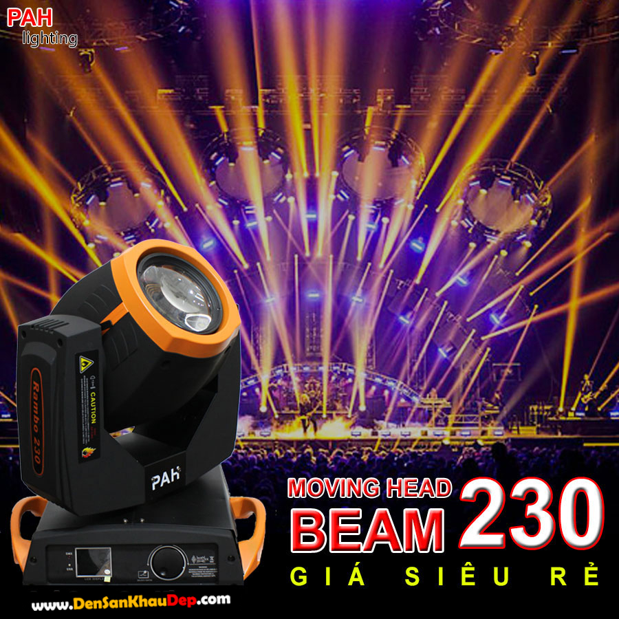 Đèn Moving Head Beam 230W sử dụng cho sân khấu chuyên nghiệp