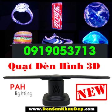 Đèn Led Quạt 3D Chiếu LoGo