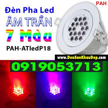 Đèn Pha Led Âm Trần 7 Màu 