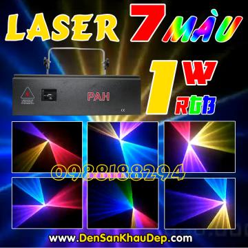 Laser 7 màu 1W tầm trung
