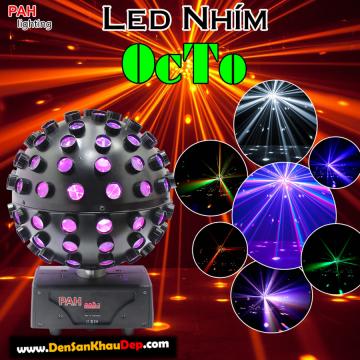 LED nhím quay Octo