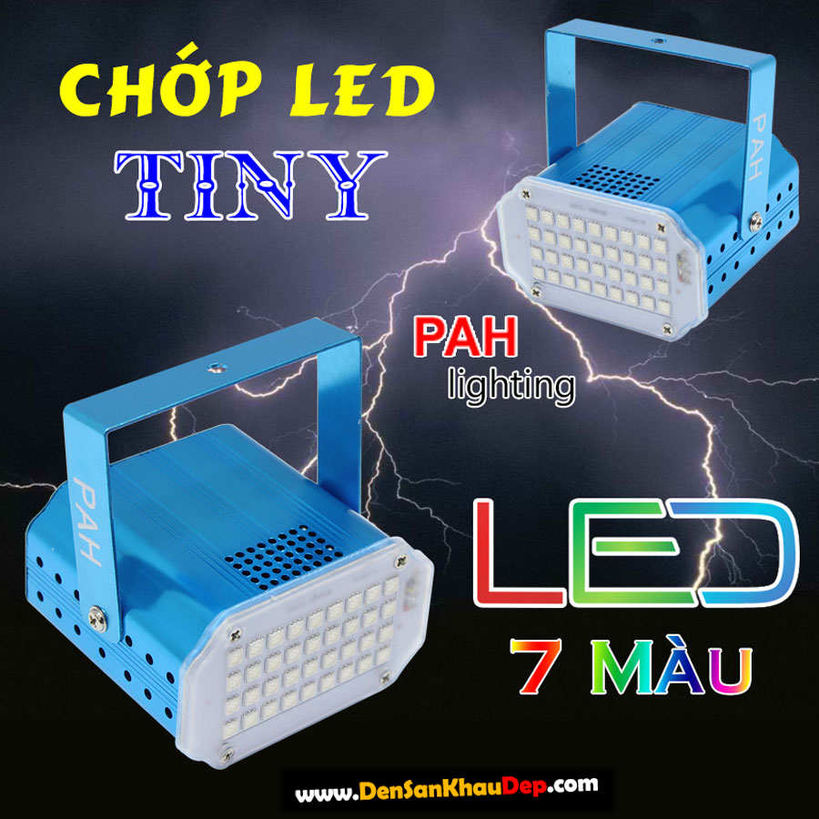 Đèn chớp sấm sét nhiều màu, đèn flash nháy theo nhạc giá rẻ gây sự chú ý cho người xem, trang trí shop, phòng hát gia đình nhỏ