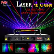 Đèn Laser 4 cửa Legal RGBP 4 màu độc đáo quét tia phủ rộng quán cafe dj