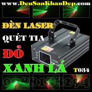 Đèn Laser 2 màu xanh lá và đỏ quét tia giá rẻ