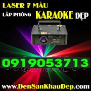 Đèn Laser 7 màu quét tia trang trí Karaoke đẹp và sôi động
